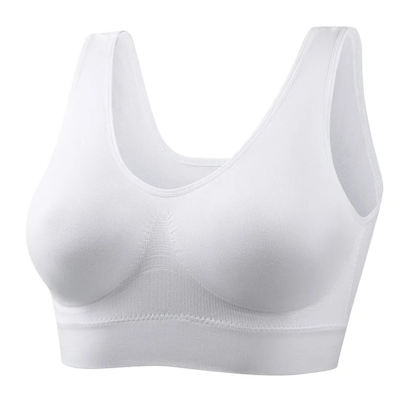 Sports Bras for Women Yoga plus Large Big Size Ladies Bralette Mujer Top Underwear Padded Fitness Running Vest Brassiere S-7XL