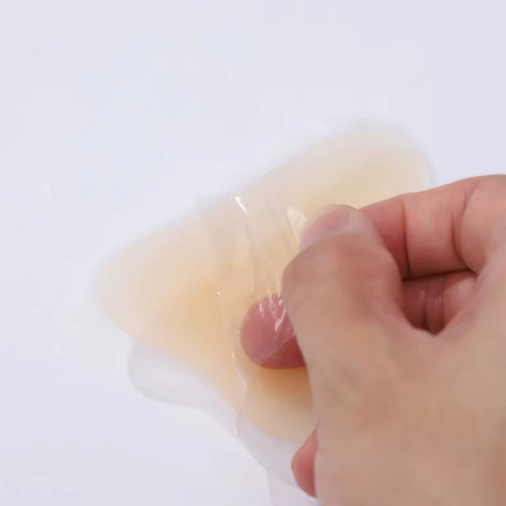 Women Silicone Bikini Sticker Waterproof Breathable Invisible Protective Private for Swimming Beach Holiday Traveling
