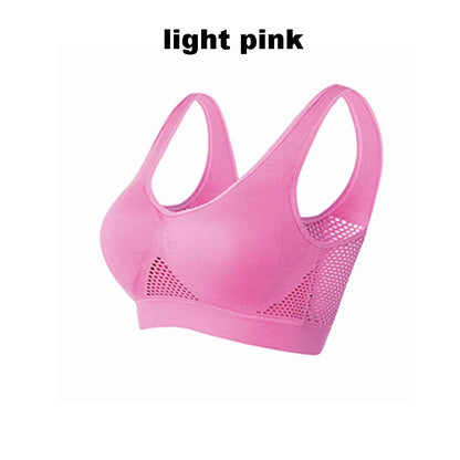 Sports Bras for Women Yoga plus Large Big Size Ladies Bralette Mujer Top Underwear Padded Fitness Running Vest Brassiere S-7XL