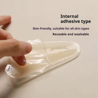 Women Silicone Bikini Sticker Waterproof Breathable Invisible Protective Private for Swimming Beach Holiday Traveling