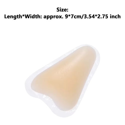 Women Silicone Bikini Sticker Waterproof Breathable Invisible Protective Private for Swimming Beach Holiday Traveling